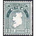 1922 Ireland Sg74 2d Grey-Green wmk SE Fresh un...