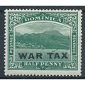 Dominica 1918 SG57 1/2d Deep Blue-Green WAR TAX...
