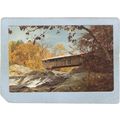 NH Bath Covered Bridge Postcard Swiftwater Brid...