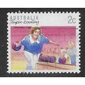 AUS 1989 2c 'SPORTS - 10 PIN BOWLING' FINE USED...