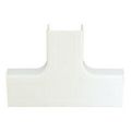1.25 inch Surface Mount Cable Raceway, White, Tee
