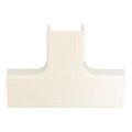 3/4 inch Surface Mount Cable Raceway, Ivory, Tee