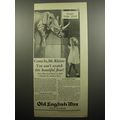 1932 Old English Wax Ad - Come in, Mr. Rhino yo...