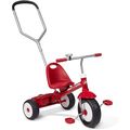 Radio Flyer Deluxe Steer & Stroll Kids Tricycle...