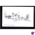 Warwickshire SOUTHAM Bowling Green Inn Art Post...