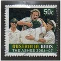 AUS 2007 50c 'AUSTRALIA WINS THE ASHES' FINE US...