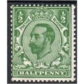 sg321 1/2d pale green unmounted mint