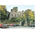 Hay-on-Wye, Powys - The Castle, old cars inc Mo...