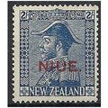 Niue 1927 SG48 2/- Deep Blue Mounted Mint . .