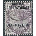 Oil Rivers 1892 SG2 1d Lilac Fine Used ....