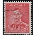 AUSTRALIA, 1937 2d George VI p13.5 X 14, SG 167...
