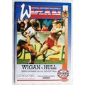 1991 programme Wigan v. Hull