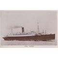 RMS Ascania Real Photo Ship Postcard