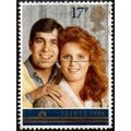1986 Royal Wedding. 17p Value, Prince Andrew & ...