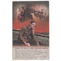 When the War is Over Mother Dear Bamforth Song Card Postcard 4905/2