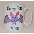 Crazy Bat Man Mug Can Personalise Funny Animal ...