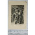 Vintage engraving: Joe Newman's Charge