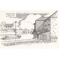 Coventry Ship Canal Basin & Bridge Artist Sketc...