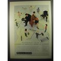 1956 American Express Ad - Everybody knows.. you get a world of service