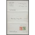 Three Receipts or Billheads - AH Lyne, Merchant...