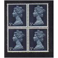 1967 GB Q.E.11 5D ROYAL BLUE BLOCK mnh SG735