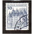 GER 1977 10pf 'CASTLES (EX BOOKLET)' FINE USED ...