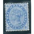 malta stamps sg24 dull blue hm sg 24 hm very fresh