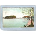 Rhode Island Woonsocket Postcard Pleasure Islan...