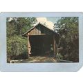GA Blakely Covered Bridge Postcard Bridge Over ...