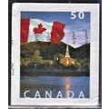 CANADA, 2004 50c Flag and Mont St. Hilaire die-...