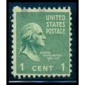 Used 804 1c George Washington Just Clears M08734