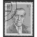 SG E2165: 10 pf. blackish brown, slate blue and...