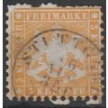 Mi: 22 used 1862 Wurttemberg Cat € 65