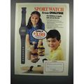 1983 Ovaltine Drink Ad - Sport Watch