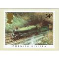 Railway Postcard 1985 PHQ 81(e) 34p Famous Trai...