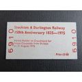 Stockton & Darlington 1975 £3.00 Grandstand Ticket