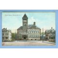 Rhode Island Woonsocket Court House Street Scen...