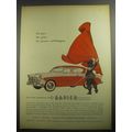 1956 Rootes Motors Sunbeam Rapier Coupe de Sport Car Ad - The dash