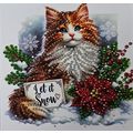 Handmade Diamond Art Christmas Card with Christ...