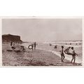 B969 EAST RUNTON - THE BEACH. RP POSTCARD