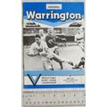 1986 programme Warrington v. Hull Kingston Rovers