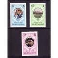 TURKS & CAICOS IS 1981 ROYAL WEDDING SG 653 / 6...