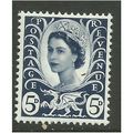 Wales GB 1968 5d Royal Blue Umm Machin SG W11.(...