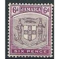 Jamaica 1911 SG44 6d Dull & Bright Purple Mount...