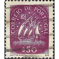 PORTUGAL, SHIP, 15th C Caravel, mauve 1943, 50c...