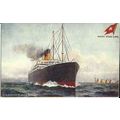 White Star Line SS ADRIATIC Tuck Oilette Postca...