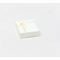 Ivory colour gift box approx 8 cm x 6.5 cm x 2 cm