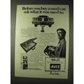 1978 Avis Rent-A-Car Ad - Before You Buy a Used Car