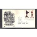 FDC Art Craft 2242-2243 22c Figurines (Cachet-T...