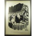 1950 Cartoon by Peter Arno - Why, that's amazin...